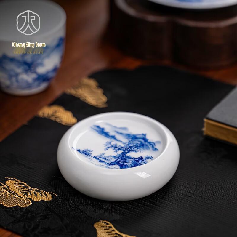 Jingdezhen Blue & White Ceramic Teapot Lid Holder