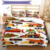 3pcs Excavator Bedding Set Duvet Cover Closure Includes 1 Duvet Cover & 2 Pillowcases, Soft and Comfortable for All Seasons.
