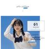 JK Women's White Shirt: Basic Pointed Collar, Versatile Academy Style, Japanese High School Student Commuter Uniform Top.