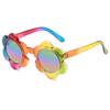 Kids Sunflower Sunglasses Rainbow Colorful Sun Glasses Cute Round Children Eyewear Shades  For Baby Boy Girls Outdoor