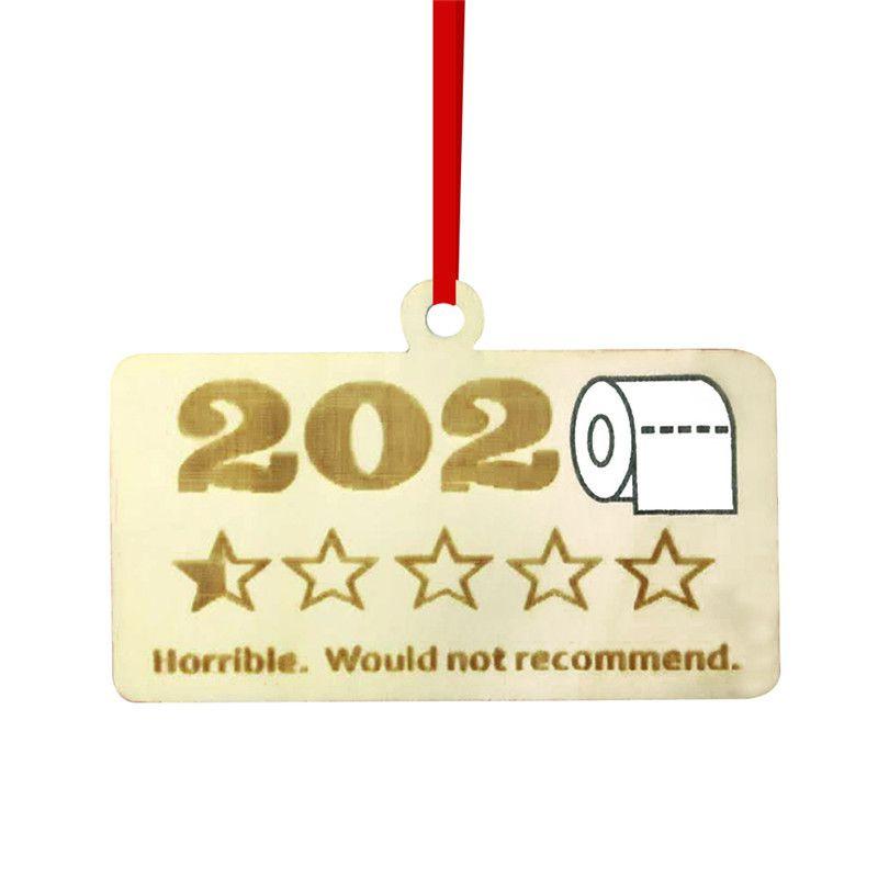 Charming Wooden 2020 Christmas Toilet Paper Santa Claus Quarantine Decoration