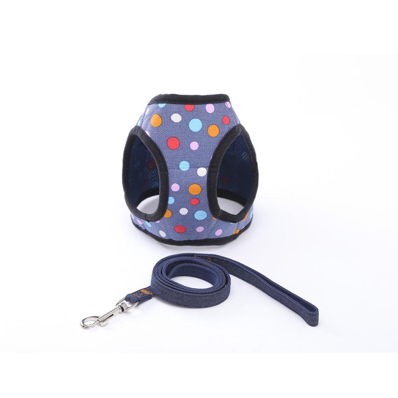 Dog Print Protective Harness Vest