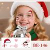Ricalon Christmas Face Stickers for Kids – Snowflake & Freckle Tattoos
