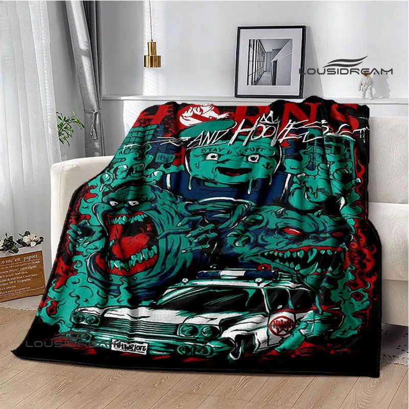 Ghostbusters Cartoon printed blanket Warm Flannel Blankets Soft and Comfortable Home Travel Blanket bed linings Birthday Gift