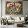 Spy Family Wall Tapestry Aesthetic Wall Hanging Printed Fabric Blanket Decorative Tapestries For Bedroom Living Room Home Decor