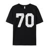 Jersey Uniform Number 70 Athletic Style 3d Printed Design Tops Shirt 2024 Camisa Pure Cotton Tops Tees Unisexs T Shirt