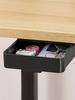 Under The Desk Drawer Type Storage Box Desktop Hidden Hanging Holder Stationery Organizer Office Desk Student Invisible