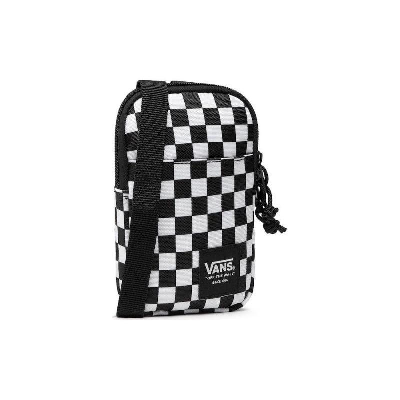 Vans Polyester Shoulder Bag, Crossbody Bag Unisex Black White Vans VN0A5I1N56M