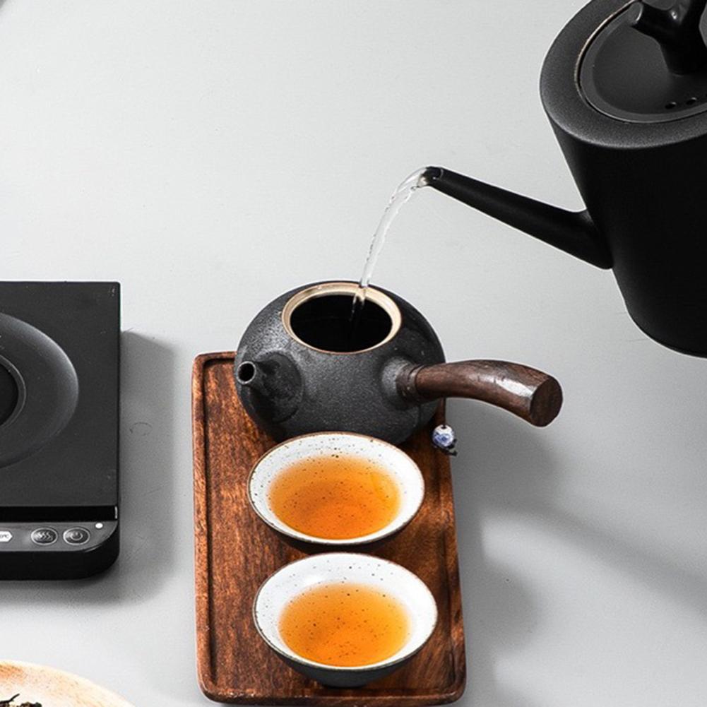 220V 1500W Kettle Tea Stainless Steel Teapot 1.0L Stove Metal Coffee Pot For Hotboiling Pots Gas Home Camping Kitchen Accessorie