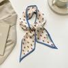 New Fashion Decoration Neckerchief Spring/ Strawberry Fruit Scarf for Women Soft Satin Printed Travel Headband