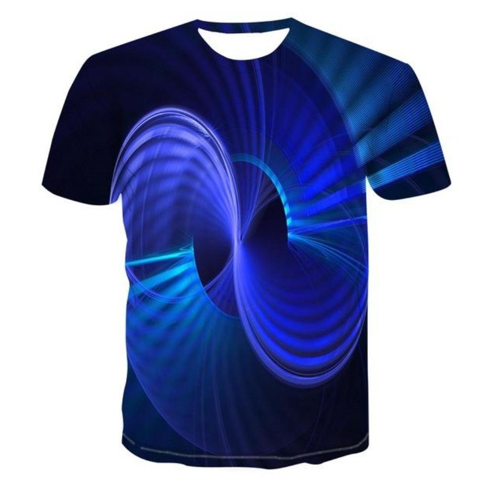 New Summer Men's 3d T-shirt Casual Short-sleeved O-neck Fashion Funny Printing T-shirt Men