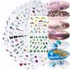 68 Sheets Nail Stickers DIY Exquisite Cute Self Adhesive Nail Decals Decoration Accessories for Women