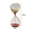 Třpytivý písečný přesýpací hodiny Dekorativní stolní dekorace Časovač do obývacího pokoje Dárek k narozeninám Rodina Dětský pokoj