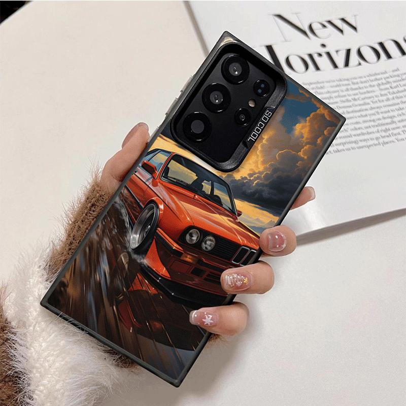 Classic Vintage Retro Car Shockproof Phone Case for Samsung Galaxy S26 Edge S25 Ultra S24 FE S23 Plus S21 Cover Anti Fall Fundas