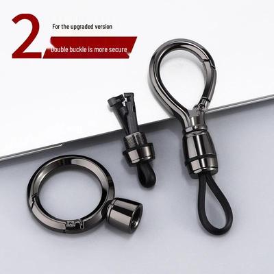 Herren Metall Auto Schlüsselanhänger Anhänger | Einfacher Anti-Verlust Taillenhänge Schlüsselring