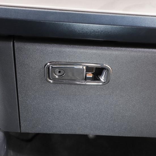 Co-pilot Storage Box Handle Switch Cover Trim Chrome For Ford Bronco -2025