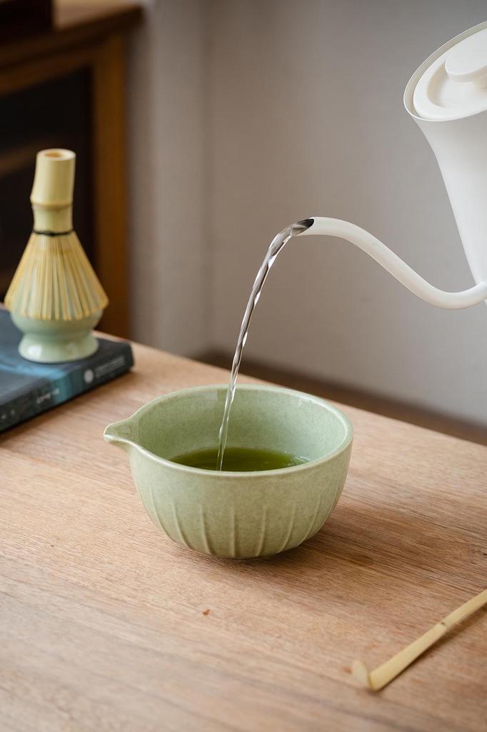 Ceramic Matcha Tea Ceremony Set with Whisk & Holder