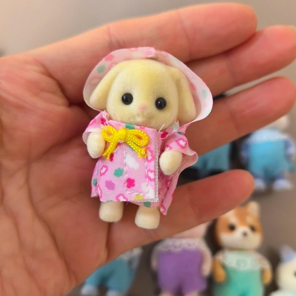 

Имитация Лесная семья кроликов Сделай сам Игровой набор Мини фигурка кролика и медведя Игрушка Куклы Детские подарки аэро