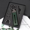New Metal Leather Car Keyring Keychain Anti-Loss For Mercedes Benz AMG W212 W204 W211 W168 W213 W205 W210 W124 C E S-Class JD2
