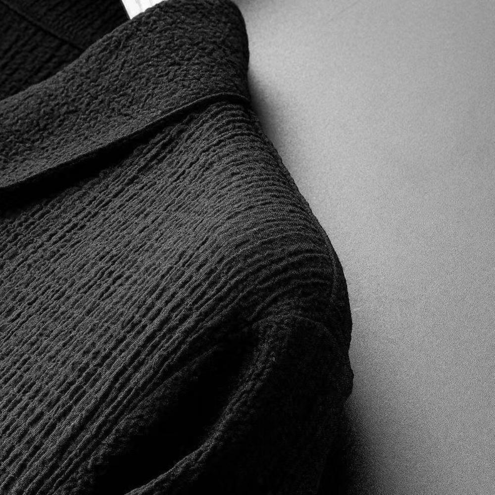Tuta Estiva Sottile Casual da Uomo, Moda Manica Corta e Pantaloni Lunghi Lusso Set 2 Pezzi