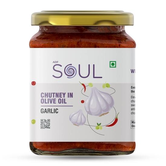 

Soul Garlic Chutney in Olive Oil 275 Grams - A Flavorful Blend for Every Dish