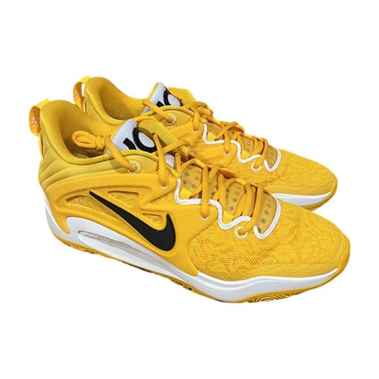Nike KD 15 TB University Gold Men Sneakers Black White DX6648-701