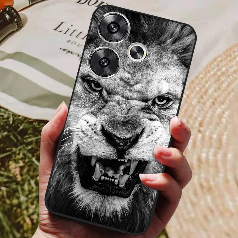 For Xiaomi POCO F6 Case POCOF6 Luxury Phone Silicon Back Cover For Xiaomi POCO F6 Cases  F 6 Protective Shockproof Shell Capas