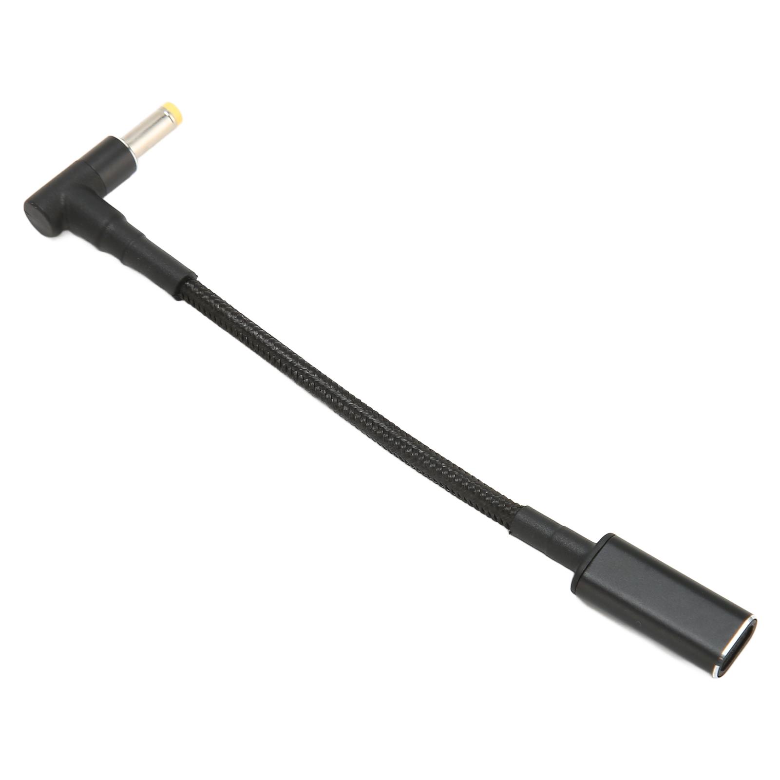 

Кабель-адаптер USB Type C (мама) на 4.8x1.7мм (папа) с чипом E-MARK для двойной PD, портативный 100W USB Type C