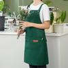 Custom Logo Waterproof Apron for Kitchen, Catering, and Coffee Shop Waitstaff