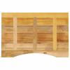 Vidaxl Blat Biurka, Z Wycięciem, 90X60X2,5 Cm, Surowe Drewno Mango