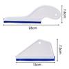 Car Window Glass Scraper Oxford Soft Water Scraper Removable Silicone Blade Automatic Body Film Glass Anti-scratch Cleaning Tool