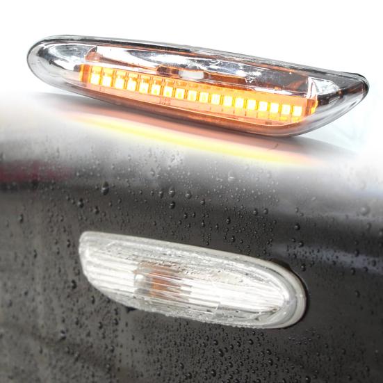 

2 шт. боковые фонари для автомобиля, прочные светодиодные боковые габаритные огни из АБС-пластика