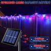 Outdoor solar light string, Christmas Day garden decoration, Gypsy Independence Day, Halloween lights, 8 lighting modes