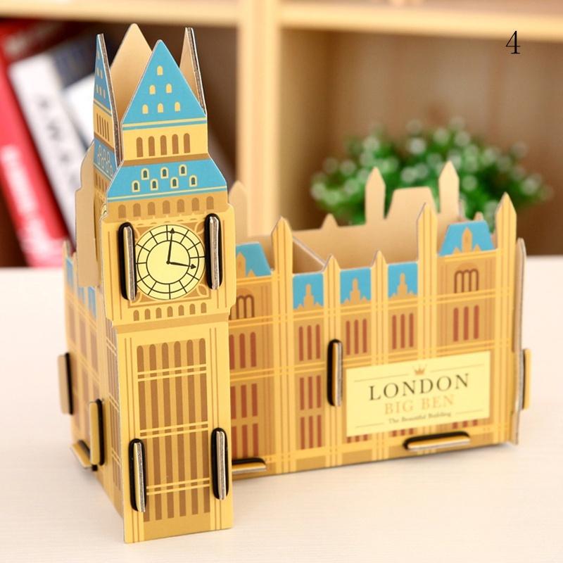 Nowy Drewniany Pojemnik na Długopisy DIY Pudełko do Przechowywania Artykułów Szkolnych Organizery Biurowe Pudełka Kreatywny Prezent dla Dziecka