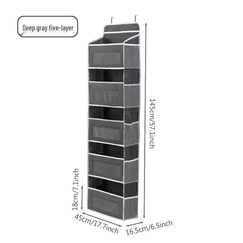 Multifunctional Over-the-Door Hanging Storage Bag and Phone Organizer