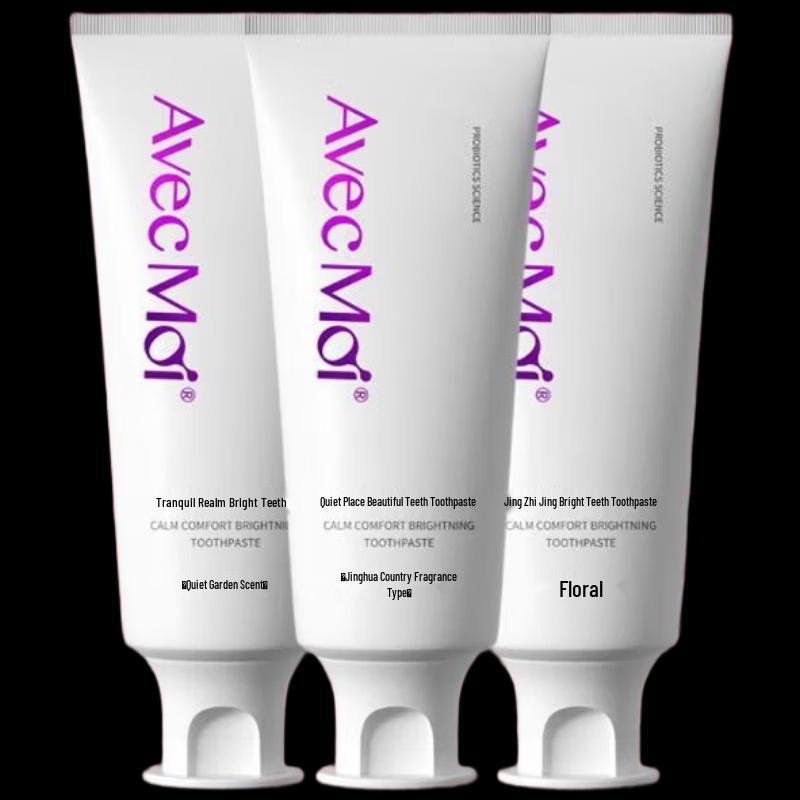 Avec Moi Probiotic Brightening Whitening Toothpaste