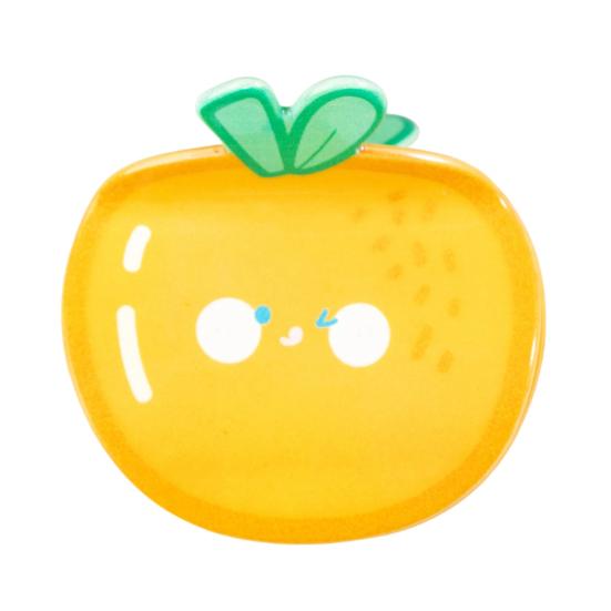 Women Hair Claw Cartoon Fruit Shape Shower Hair Clip Medium Size Acrylic Back Head Hair Claw Versatile Hair Accessory