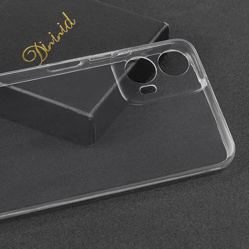 Für Motorola Moto G45 5G/G34 5G TPU Hülle Transparent Kameraschutz Handyhülle