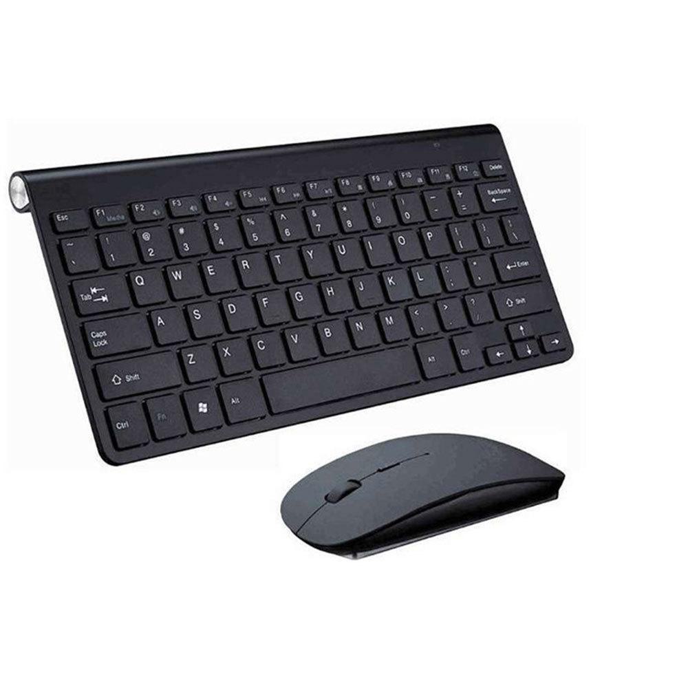 Ultra-Thin 2.4G Wireless Keyboard and Mouse Set - Silent Office Edition