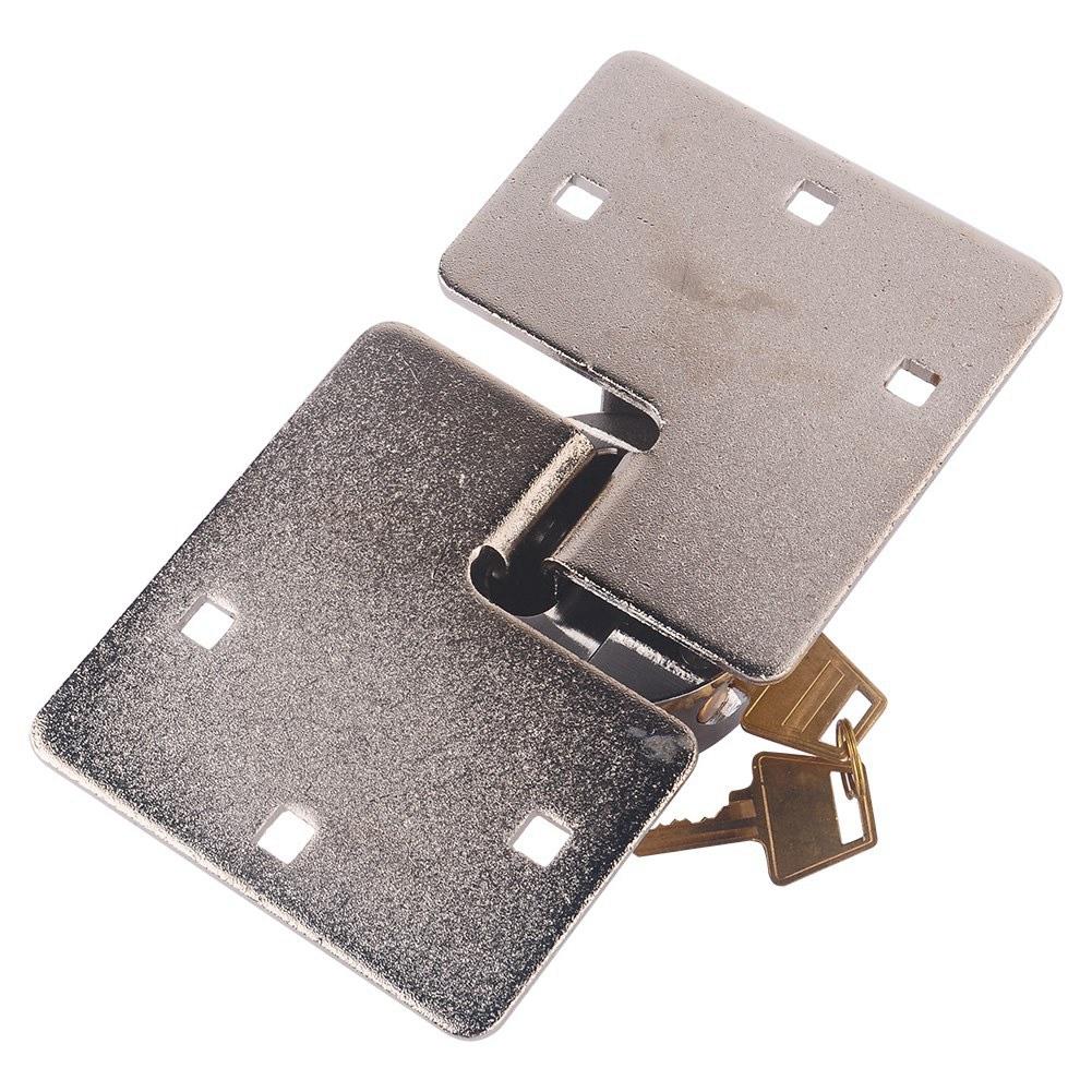Heavy Duty 1 2 X Van Garage Shed Door Security Padlock Hasp Set Lock 73mm Steel