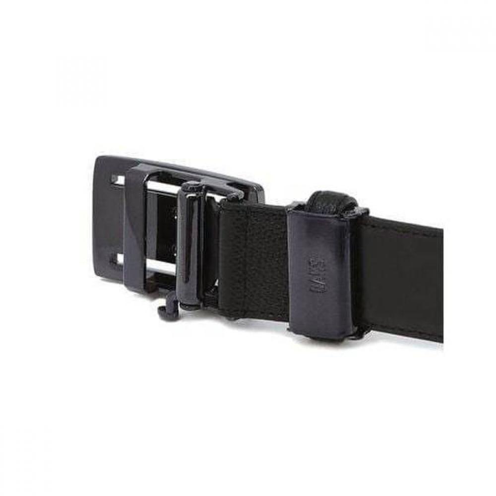 Daks Black Check Pattern Embossed Matte Buckle Cowhide Automatic Belt Dbbe6f088