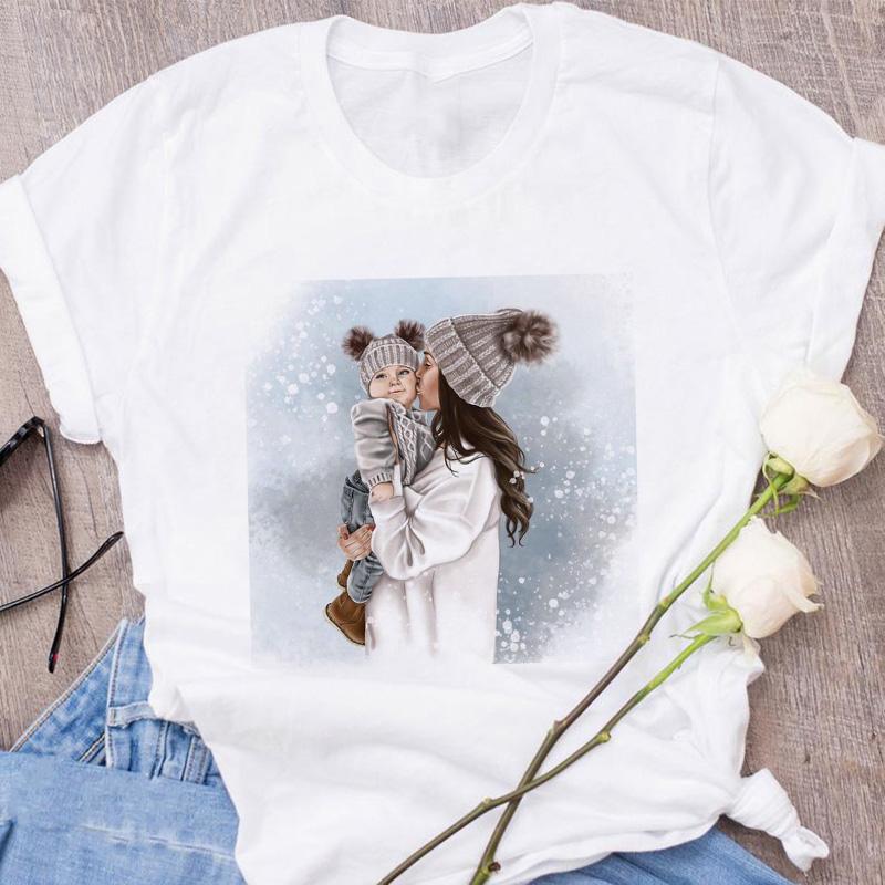 Super Mom T shirt Women Mothers Love Print Pink Tshirt Harajuku Mama TShirt Tops tee shirt Femme Summer