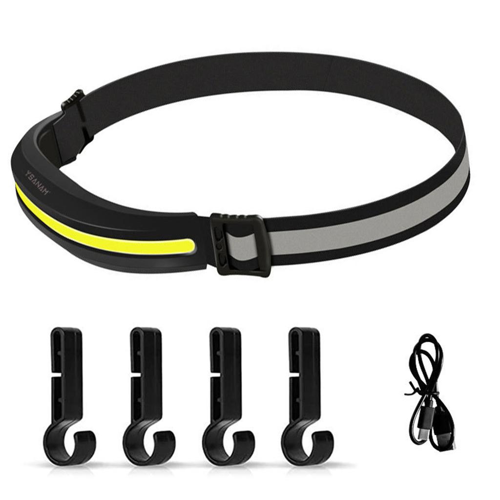 Hodelykt med kroker Oppladbar frontlykt IPX4 Vanntett sikkerhetshodelykt for utendørs