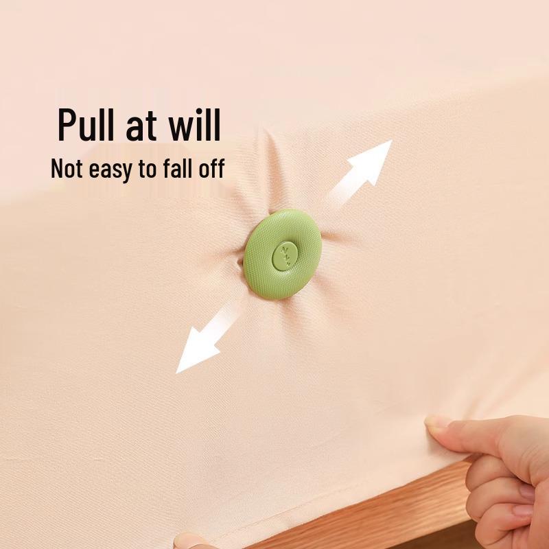 Rutschfeste Unsichtbare Bett- und Deckenbefestiger – Nähnadelfreie Klammern für sichere Lakenorganisation