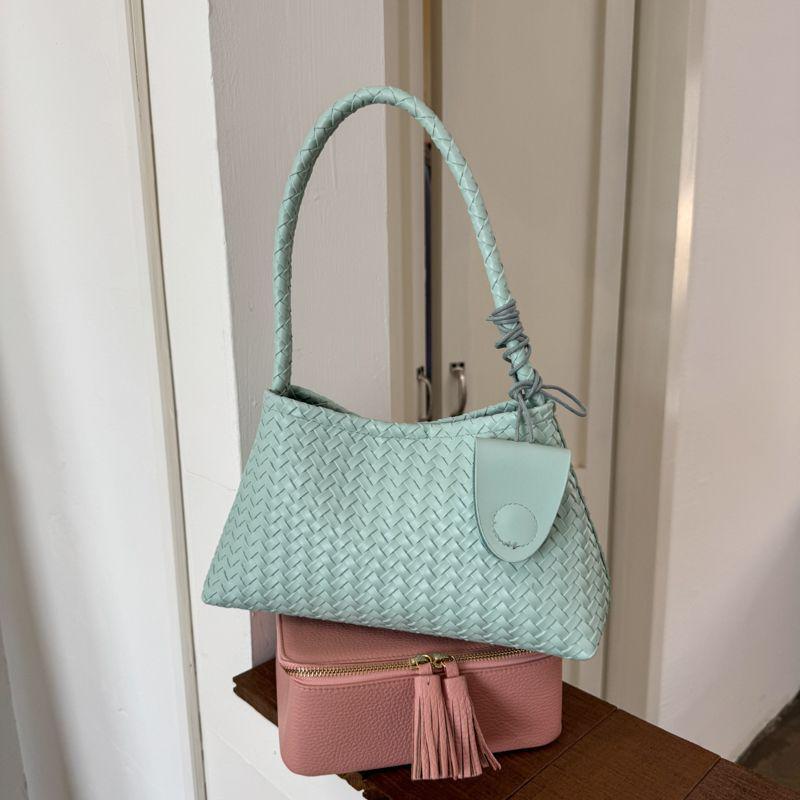 2025 Französische Nischen-Strick-Damen-Schulterhandtasche
