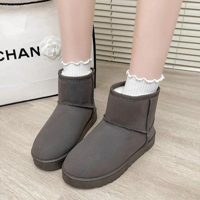 Women's Thick-soled Snow Boots 2024 New Warm Plush Brand Designer Botas Mujer Casual Outdoor Slip-on Classic Winter Short Boots