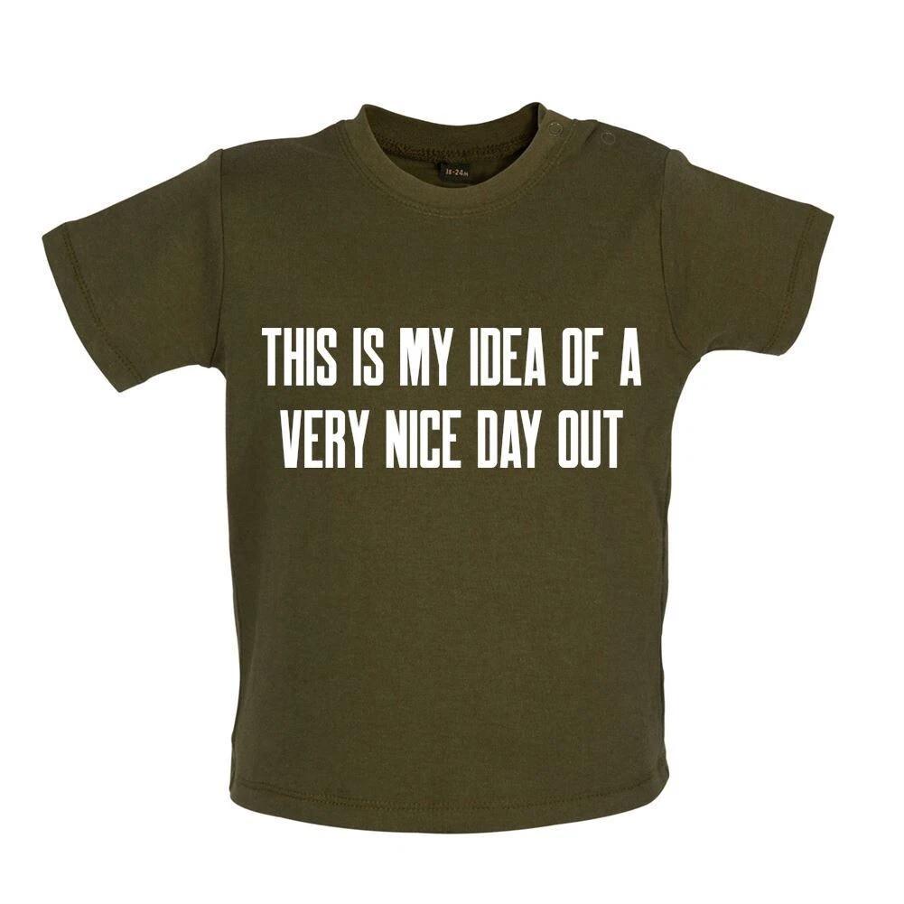 

This Is My Idea Of A Very Cute Day Out - Kids Baby Kids Boys Girls Unisex T-Shirt / Bodysuit - Barlow 100