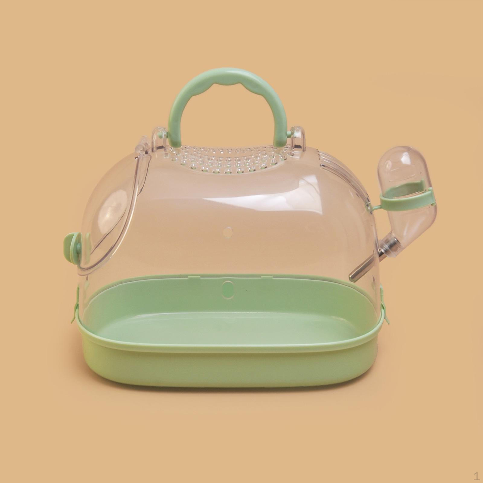 

Клетка-переноска для хомяка, шиншилла, удобная клетка для домашних животных, выездная морская свинка, путешествие зелёный