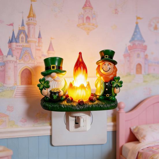 Easter Night Light Animal-Shaped Soft LED Lamp Colored Glass Lampshade Bedroom Atmosphere Lighting Living Room Dorm Party Decor