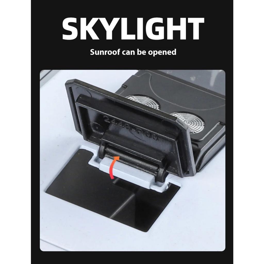 1/24 Scale Sherp All-terrain Car Model Toy Metal Diecast Sound Light Pull Back Shock Absorption Off Road Vehicle Gifts for Kids